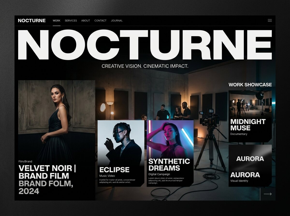 Media & Creative Agency Website project
